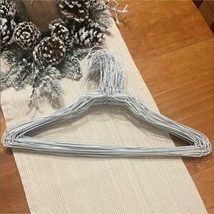 White Wire Hangers - 50 count